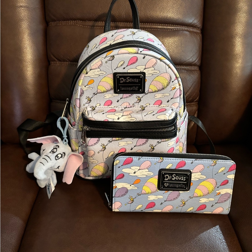 Dr. Seuss Loungefly Backpack, Wallet & Plush Charm